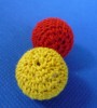 小号普通针织球2.1cm(红色与黄色两种选择)