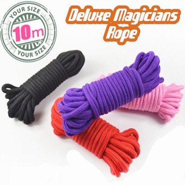 魔术师专用绳--10米/包(黑/红/粉/紫/蓝/麻色)